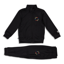 Pre School Tracksuits - adidas Adicolor Bold Track Suit - Black-Black