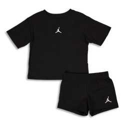 Maternelle Tracksuits - Jordan Girls Essentials  Summer Set - Black-Black