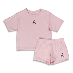 Maternelle Tracksuits - Jordan Girls Essentials  Summer Set - Pink Foam-Pink Foam
