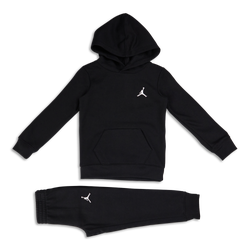 Pre School Tracksuits - Jordan Essentials  Hooded Suit - Black-Black