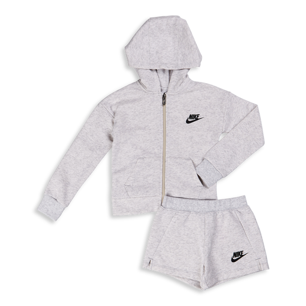 Nike Girls Sportswear Full Zip Summer Set - Voorschools Tracksuits