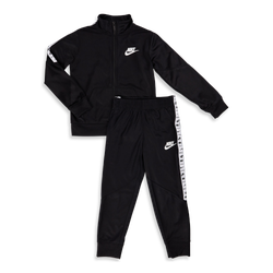 Pre School Tracksuits - Nike Sportswear Multi Logo Tape Track - Black-White