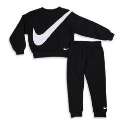 Maternelle Tracksuits - Nike Swoosh - Black-Black