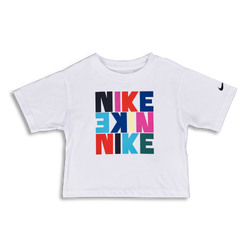 Pre School T-Shirts - Nike Gfx - White-White