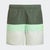 adidas Colorblock Swim Shorts - Vorschule Badebekleidung Green Oxide-Linen Green | 