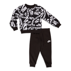Vorschule Tracksuits - Nike Club Aop - Black-Black
