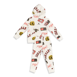 Pre School Tracksuits - Jordan Essentials Aop - Sail-Sail