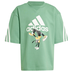 Pre School T-Shirts - adidas Disney Mickey Mouse - Preloved Green-Off White