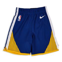 Pre School Shorts - Nike Nba Warriors Swingman Icon - Rush Blue-Rush Blue