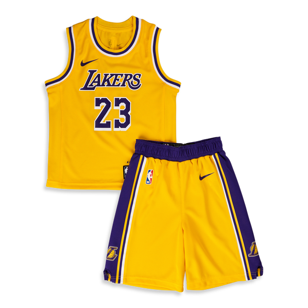 Nike Nba L.james Lakers Swingman - Pre School Tracksuits