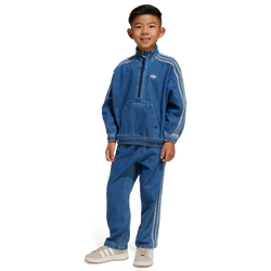 Vorschule Tracksuits - adidas 3S Denim - Medium Blue Denim-Medium Blue Denim