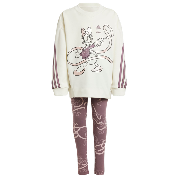 Image of Adidas Disney Minnie And Daisy Joggers unisex Pantaloni - Bianco - Tela di cotone - Foot Locker035