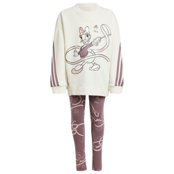 Vorschule Hosen - adidas Disney Minnie And Daisy Joggers - Off White-Shadow Fig-Preloved Crimson