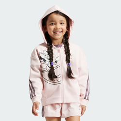 Vorschule Track Tops - adidas Disney Minnie & Daisy - Sandy Pink-Shadow Fig-Off White