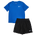 Nike Dri-fit - Vorschule Tracksuits Black-Game Royal