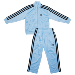 Pre School Tracksuits - adidas Firebird - Ash Blue-Ash Blue