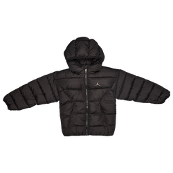 Pre School Jackets - Jordan Essential Midweight Puffer - Black-Black