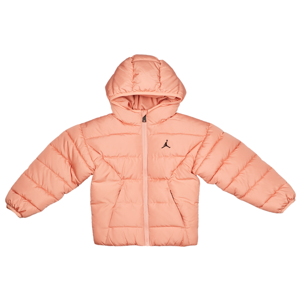 Jordan Brooklyn Puffer Unisex Jackets - Pink - Size 6 - 7 Years - Poly Woven