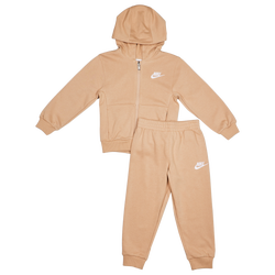Scuola materna Tracksuits - Nike Club Lbr Fz - Hemp-Hemp