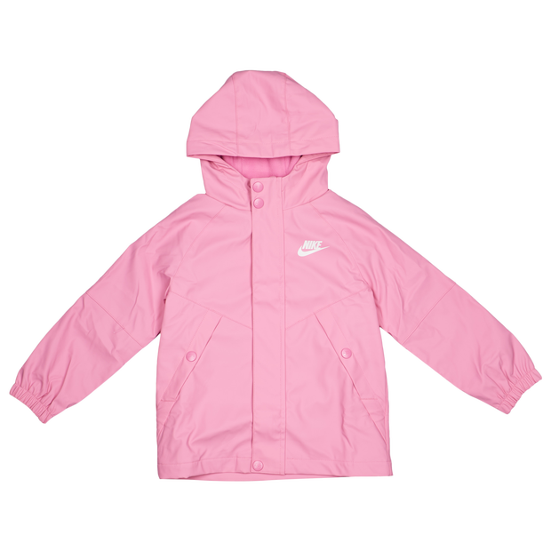 Nike Rain Unisex Jackets - Pink - Size 6 - 7 Years - Nylon