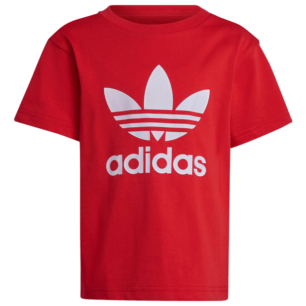 Image of Adidas Trefoil unisex Magliette - Rosso - Foot Locker035