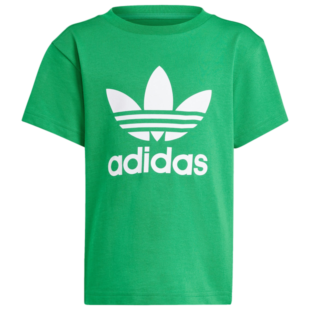 Image of Adidas Trefoil unisex Magliette - Verde - Foot Locker035