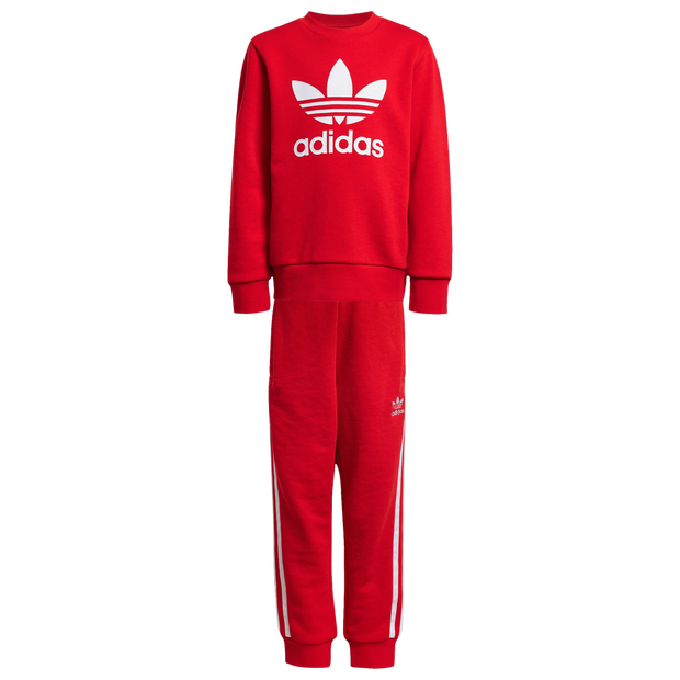 Image of Adidas Adicolor unisex Tute da ginnastica - Rosso - Foot Locker035