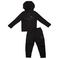 Pre School Tracksuits - Nike Tech Fleece - Black-Black