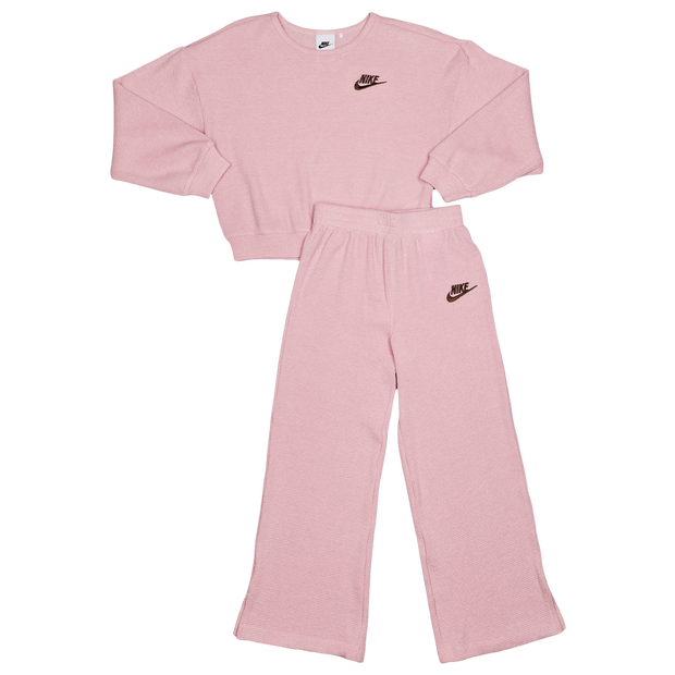 Nike Waffle Bambini - Felpe Rosa - Taglia 98 - 104 Cm - Poly Fleece