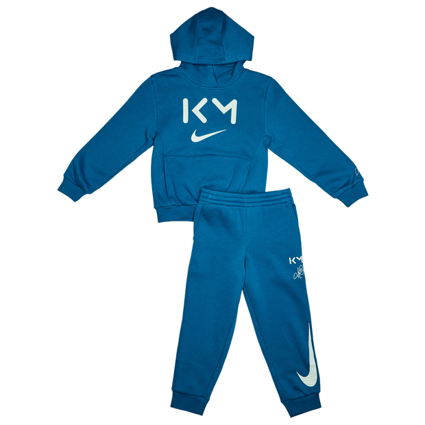 Nike Mbappe Bambini - Tute da ginnastica Verde - Taglia 98 - 104 CM - Pile di cotone