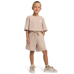 voorschools Tracksuits - adidas Loose Waffle - Stone Khaki-Stone Khaki