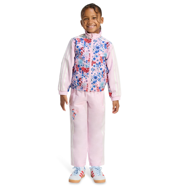 Adidas Liberty Unisex Tracksuits - Pink - Size 4 - 5 Years - Poly Woven