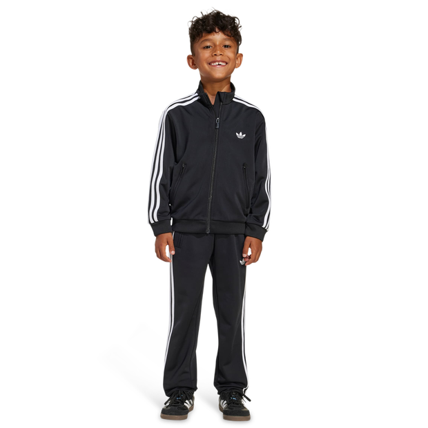 Adidas Firebird Bambini - Tute Da Ginnastica Nero - Taglia 105 - 110 Cm