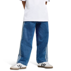 Pre School Pants - adidas Firebird Denim - Medium Vintage Denim-White