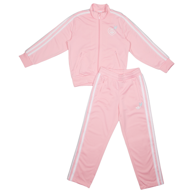 Adidas X Disney Alice In Wonderland Unisex Tracksuits - Pink - Size 4 - 5 Years - Poly Tricot