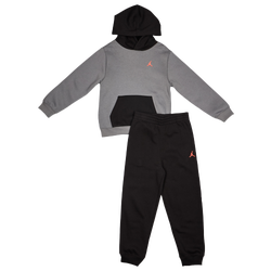 Pre School Tracksuits - Jordan Brooklyn - Black-Smoke Grey
