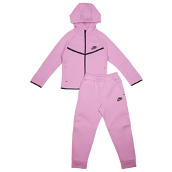 Scuola materna Tracksuits - Nike Tech Colorblock - Light Magenta-Black