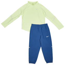 Scuola materna Tracksuits - Nike Miler 1/2 Zip Top Wvn Pant - Mystic Navy-Yellow