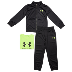 Pre School Tracksuits - Under Armour Brawler 3Pc - Hyper Green-Black