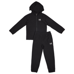 Pre School Tracksuits - Under Armour Rival Woven - Black-White