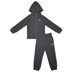 Vorschule Tracksuits - Under Armour Rival Woven - Castlerock-Black