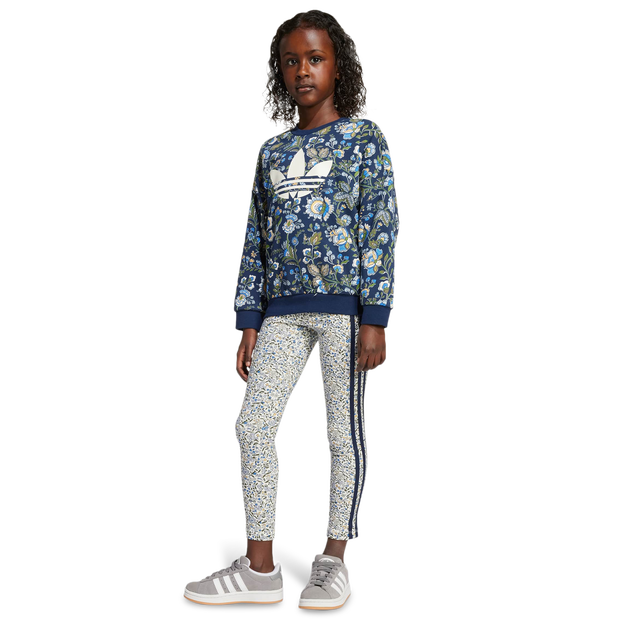 Adidas Liberty London Bambini - Tute da ginnastica Blu - Taglia 99 - 104 CM - Jersey di cotone