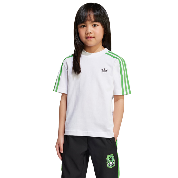 Image of Adidas Orginals X Minecraft unisex Magliette - Bianco - Jersey di cotone - Foot Locker035
