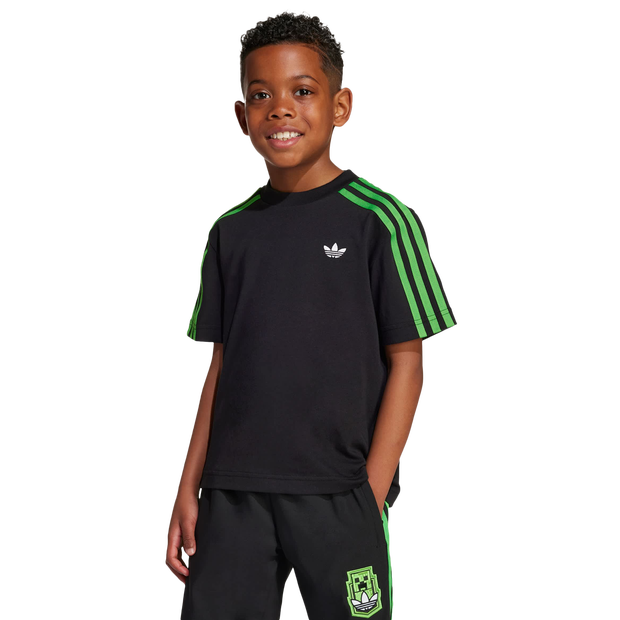 Image of Adidas Orginals X Minecraft unisex Magliette - Nero - Jersey di cotone - Foot Locker035