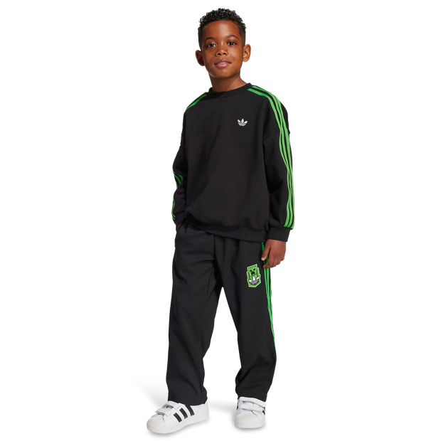 Image of Adidas Orginals X Minecraft unisex Tute da ginnastica - Nero - Jersey di cotone - Foot Locker035