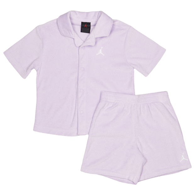 Jordan Terry Bambini - Tute da ginnastica Rosa - Taglia 104 - 110 CM - French Terry di cotone