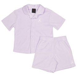 Vorschule Tracksuits - Jordan Terry Cloth Camp - Violet Mist-White