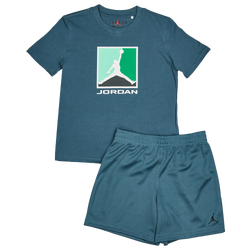 Pre School Tracksuits - Jordan Brooklyn Gfx Block - Ash Green-Multi