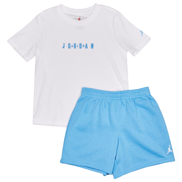 Jordan Wordmark Emb Unisex Tracksuits - White - Size 4 - 5 Years - Cotton Jersey