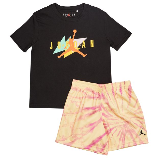 Jordan Festival Tie Dye Bambini - Tute da ginnastica Nero - Taglia 110 - 116 CM - Jersey di cotone